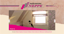 Desktop Screenshot of malermeister-neppe.de